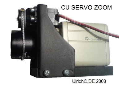 Cu-Servo-Zoom Objektiv mit Servo-Antrieb