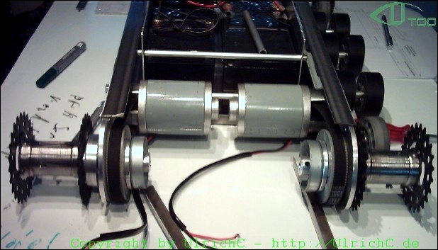 Ketten Antrieb Roboter 