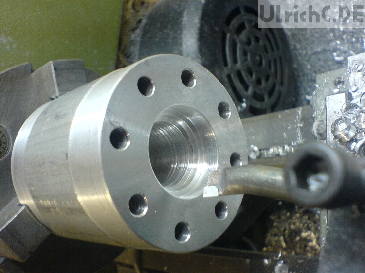 Chassis Kettenfelgen Ausdrehen