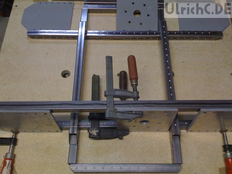 Chassisrahmen Vorbereitung