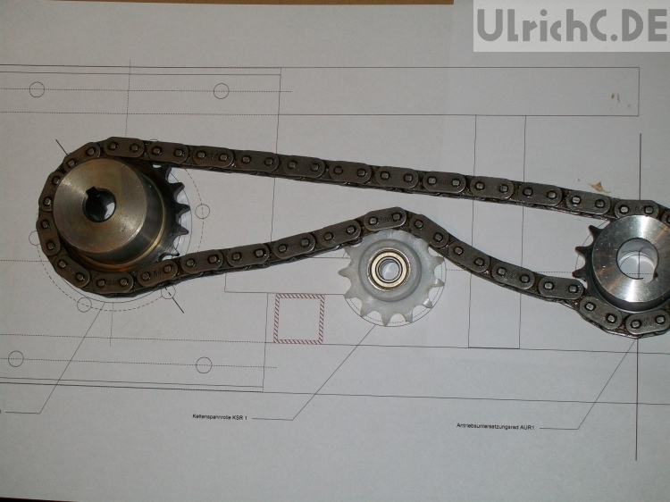 Chassis Kettenübersetzung