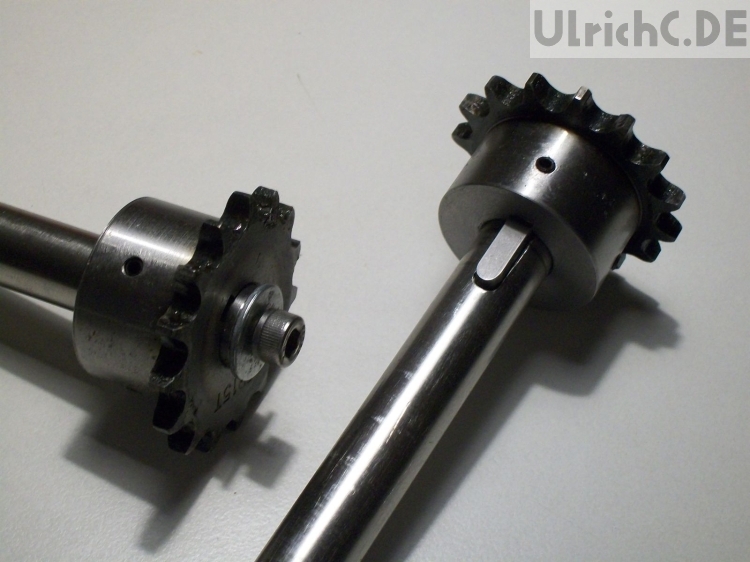 Antriebswellen Zusammenbau