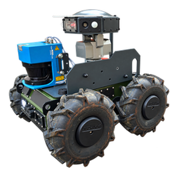 Cavern-Crawler Roboterfahrzeug zur Minenerkundung für ein Filmprojekt.