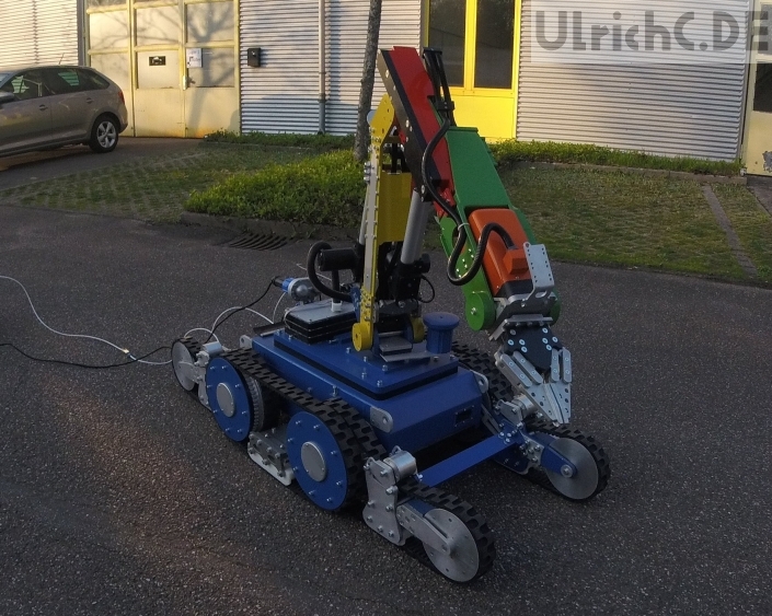 Roboterarm Fahrzeug