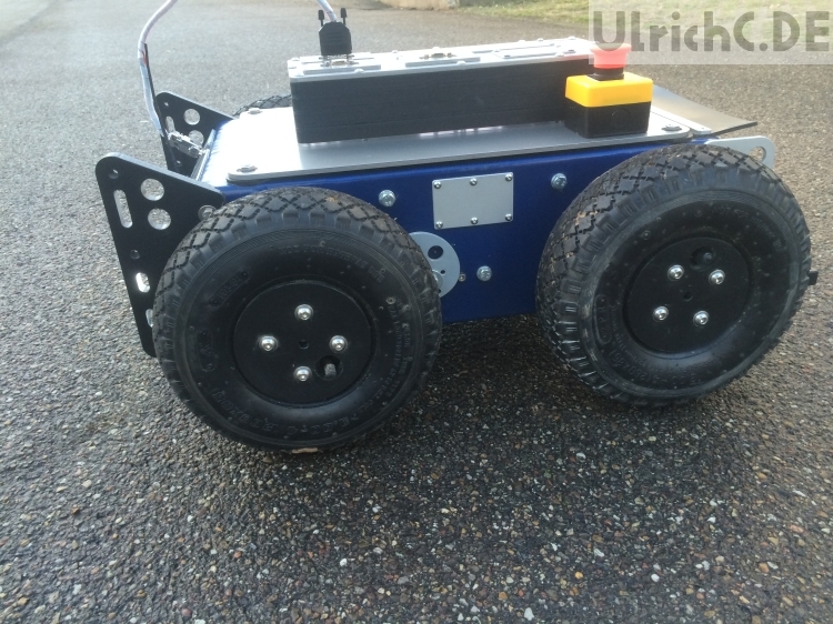 Roboterfahrzeug Aufbau