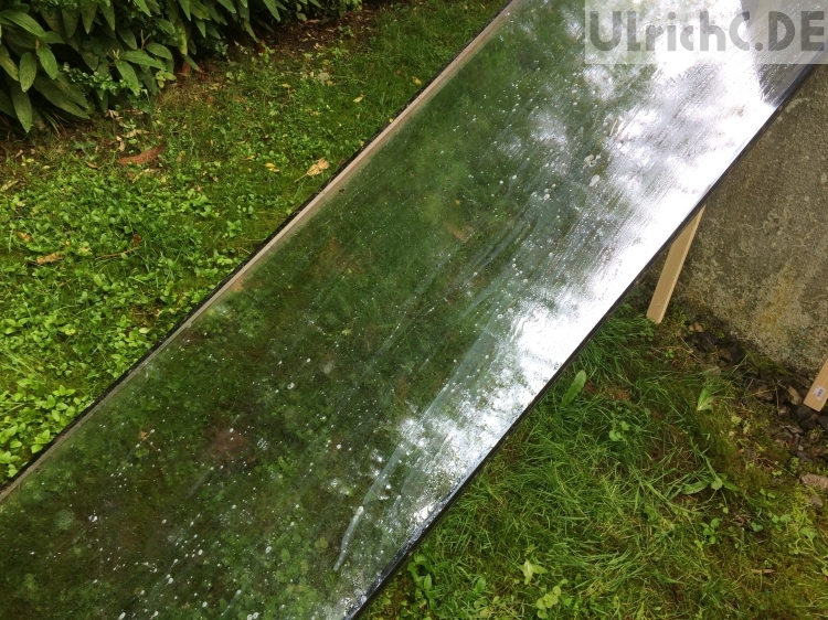 Roboter Testumgebung Glasplatte